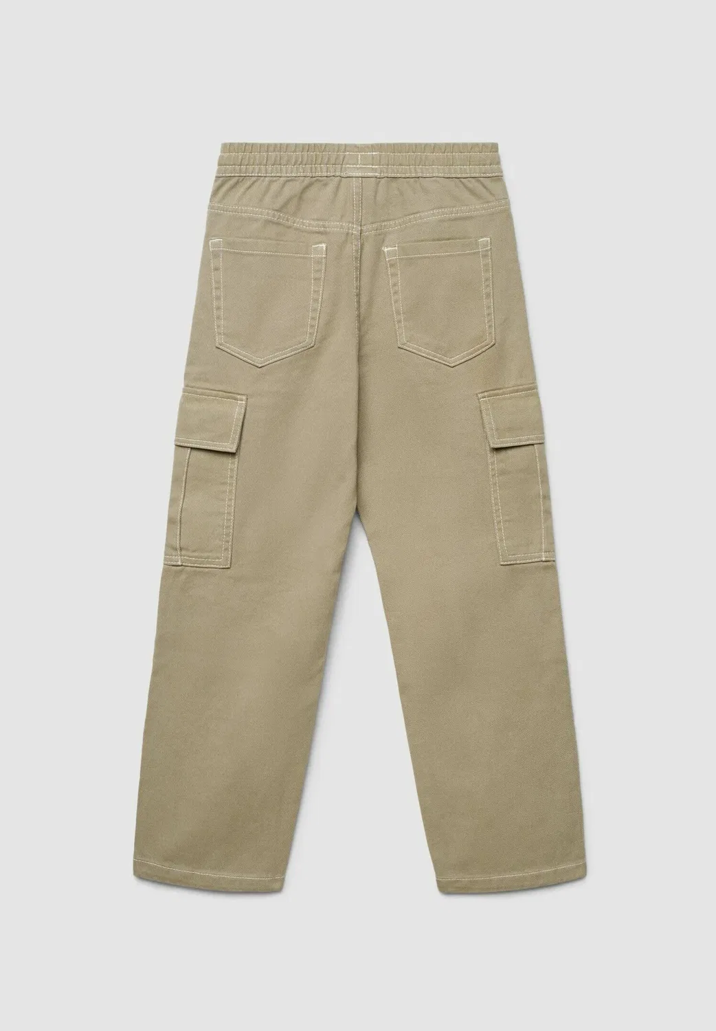 Pantalone Lungo Tinta Unita - брюки-карго Terranova, Tabacco — фото 2