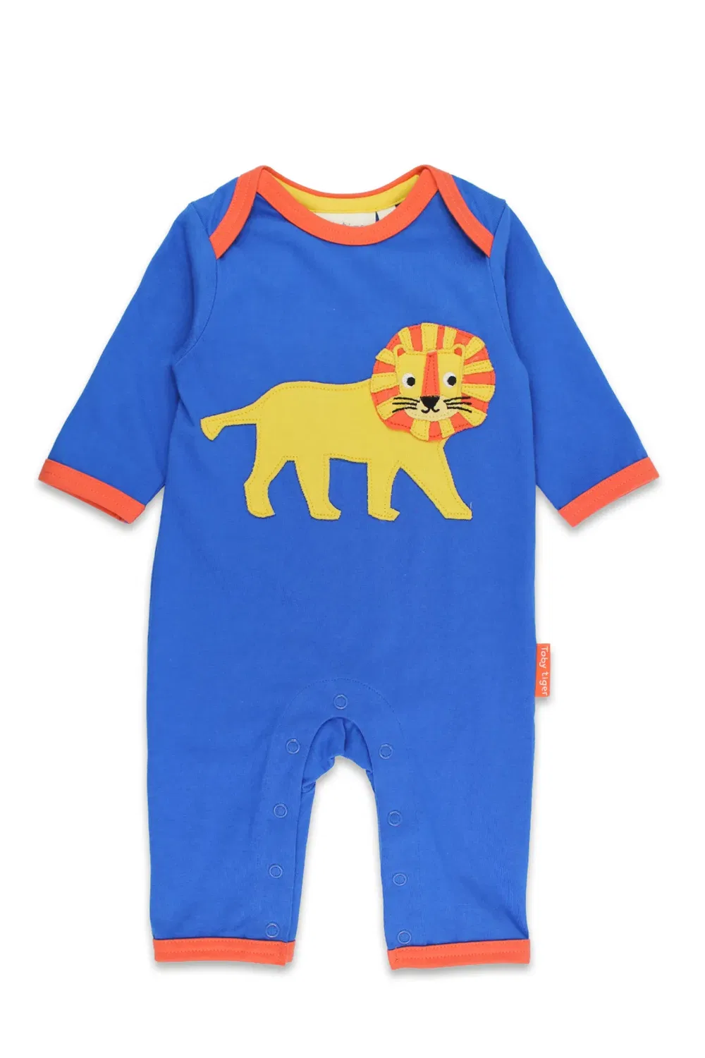 Детский слип с аппликацией Lion Toby Tiger, Blue