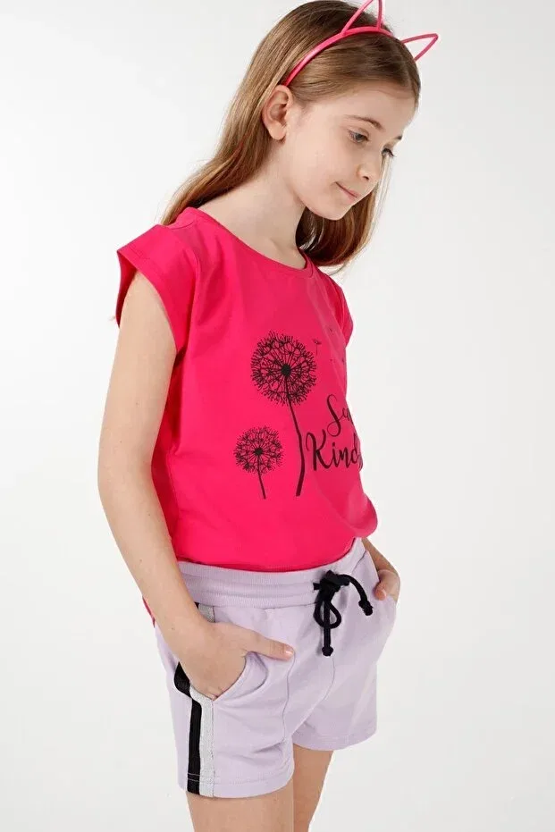 Детские шорты для девочек хлопковые Brz Kids, Lila