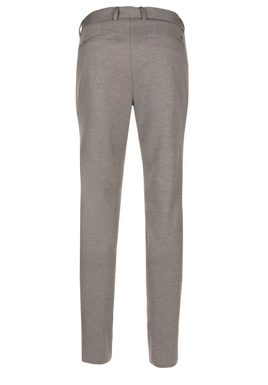 Брюки-чиносы BOSS Slim fit серого цвета — фото 2