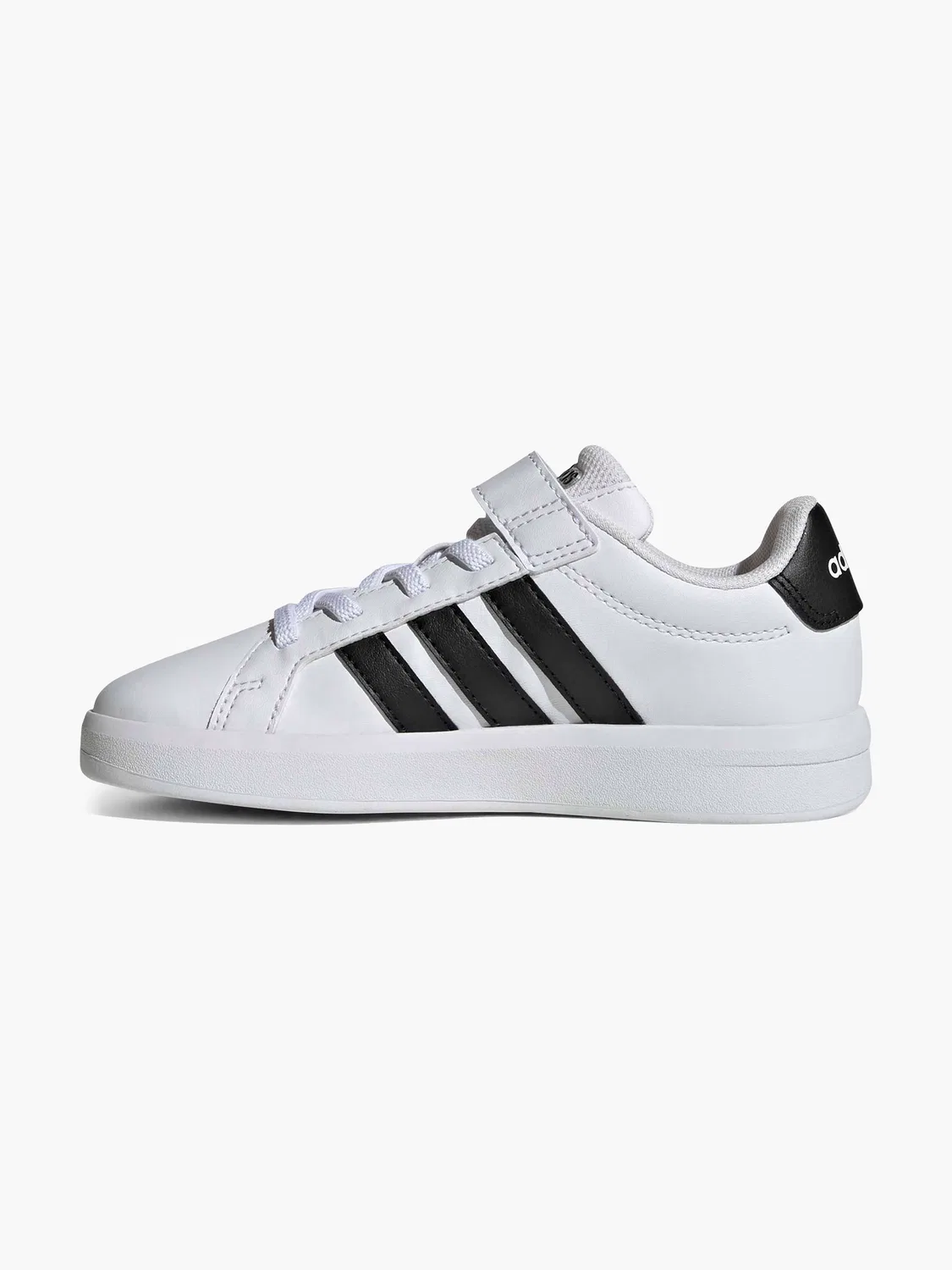 Детские кроссовки на липучках Adidas Grand Court 3.0 EL C, белый — фото 3