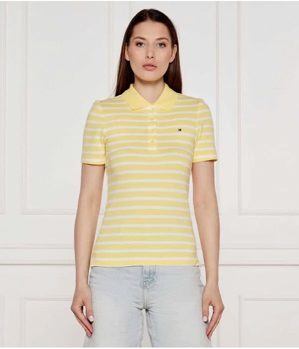 Женское поло с коротким рукавом Polo 1985 Tommy Hilfiger, Giallo