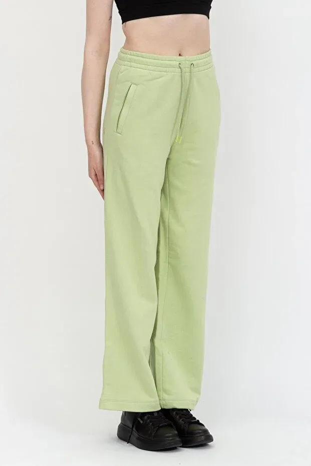 Женские широкие джоггеры с принтом Calvin Klein, Green — фото 2