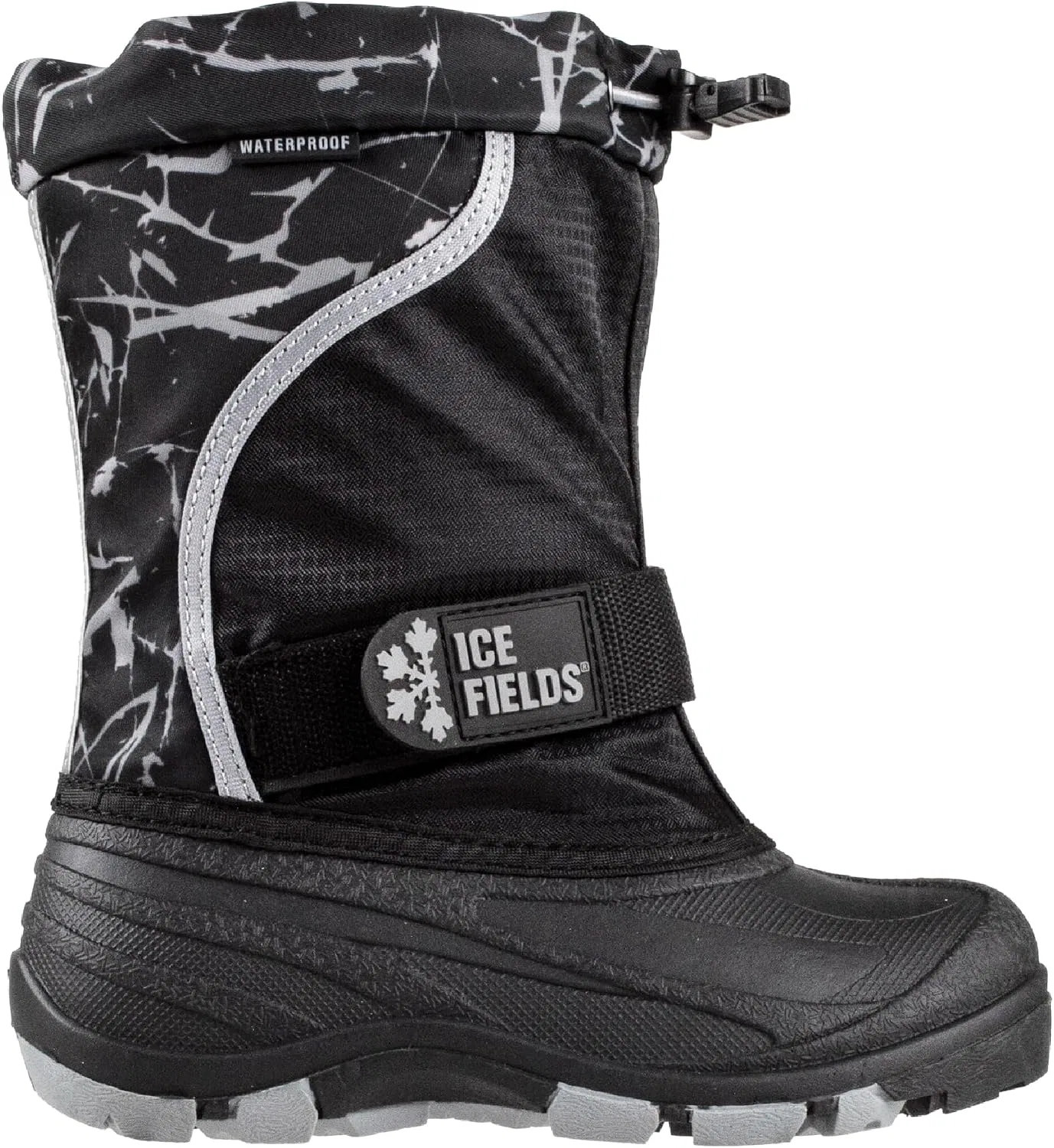 Детские зимние ботинки для мальчиков и девочек Snowblaster Ice Fields, Black