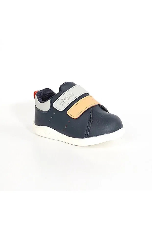 Детские туфли для девочек с ортопедической стелькой Vicco, Navy Blue — фото 2