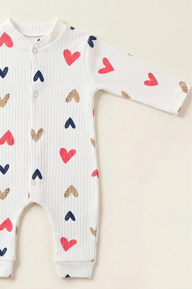 Детский комбинезон для новорожденных с принтом Zıbzıb Baby, Pink — фото 3