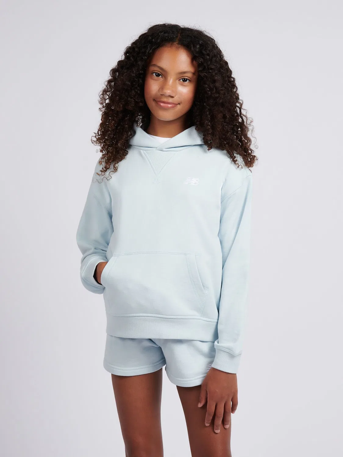 Худи New Balance из французского футера, синий