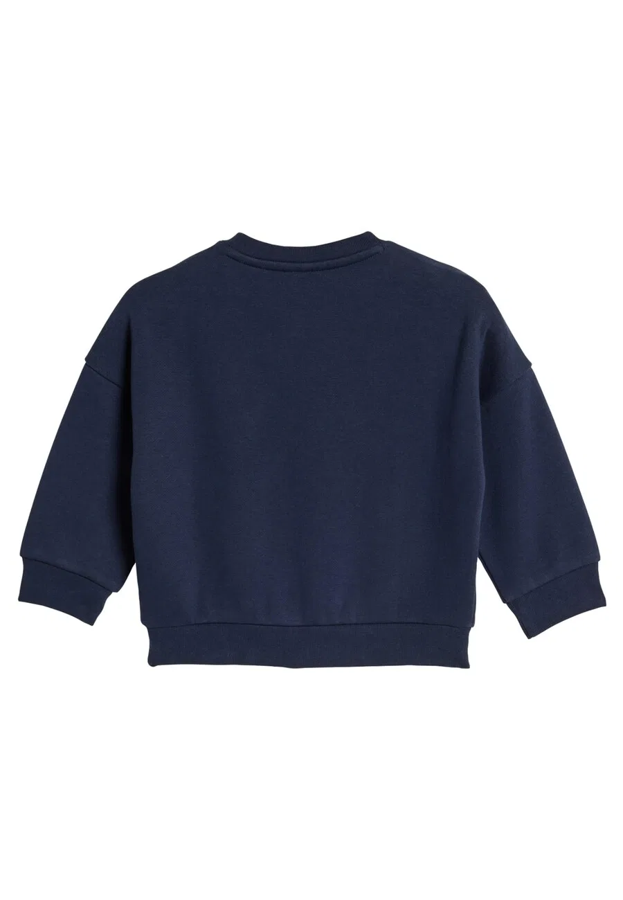 Спортивный костюм ADIDAS ORIGINALS 'LOOSE CREW JOGGER' темно-синего цвета — фото 2