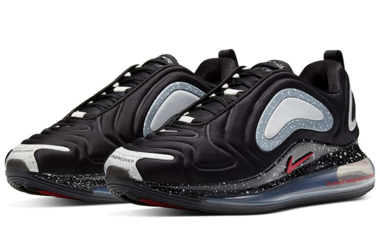 Кроссовки Nike UNDERCOVER X AIR MAX 720 'BLACK', черный — фото 3