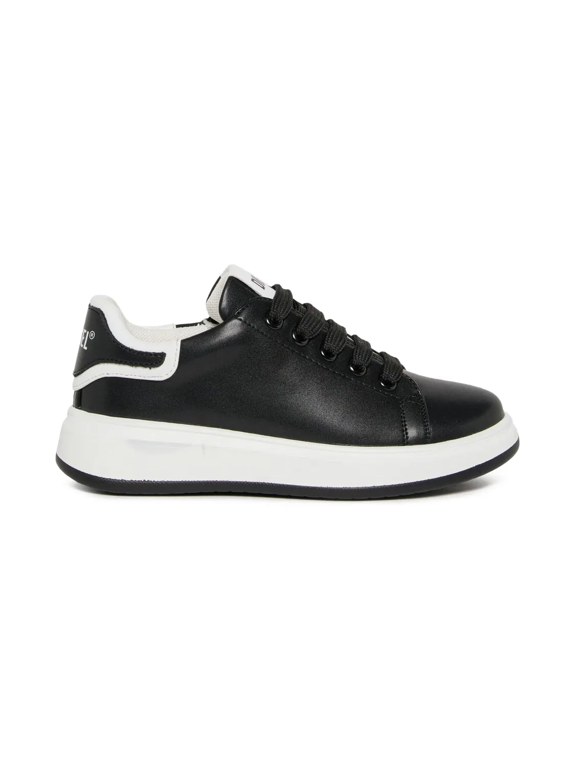 Кроссовки с шнуровкой и логотипом Diesel, черный — фото 4