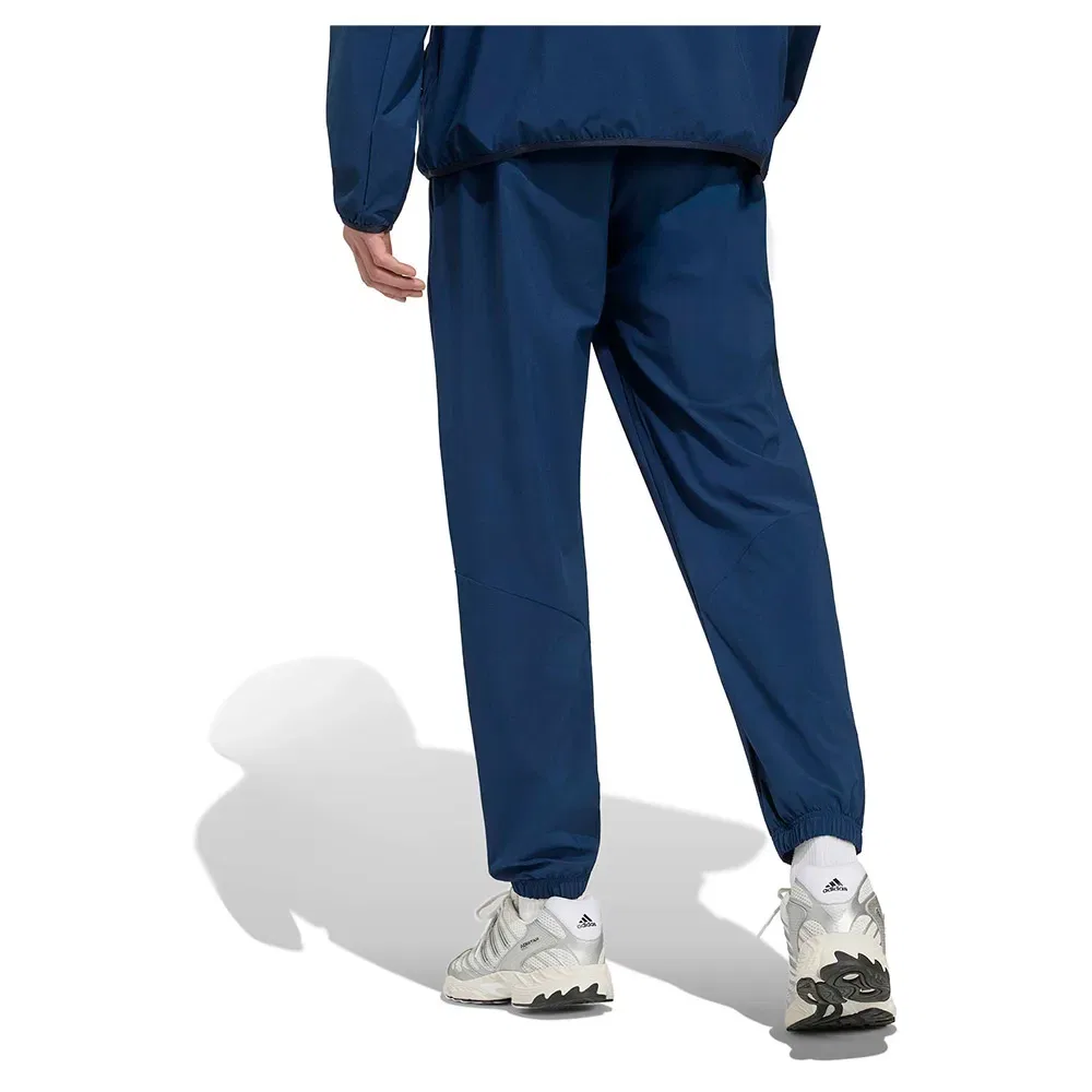 Мужские спортивные штаны с принтом Tech Trefoil Essentials Adidas Originals, Blue — фото 2