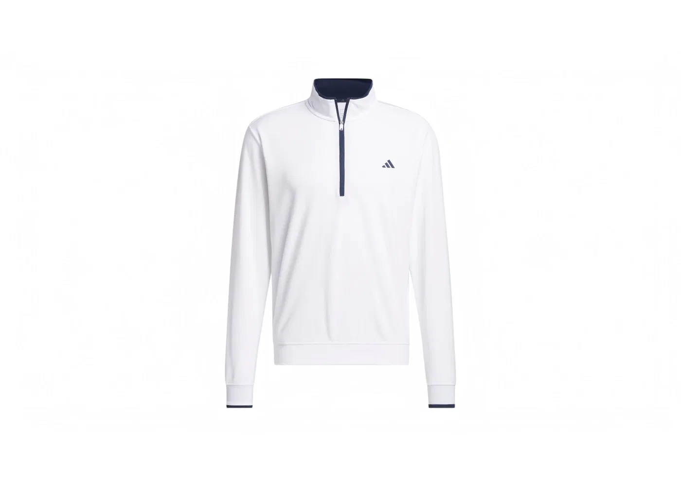 Мужская толстовка с длинным рукавом и полумолнией Adidas, White
