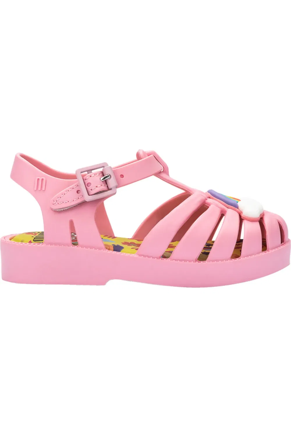 Сандалии детские рыбацкие на липучке Mini Possession Play Jelly Mini Melissa, Matte Pink — фото 2