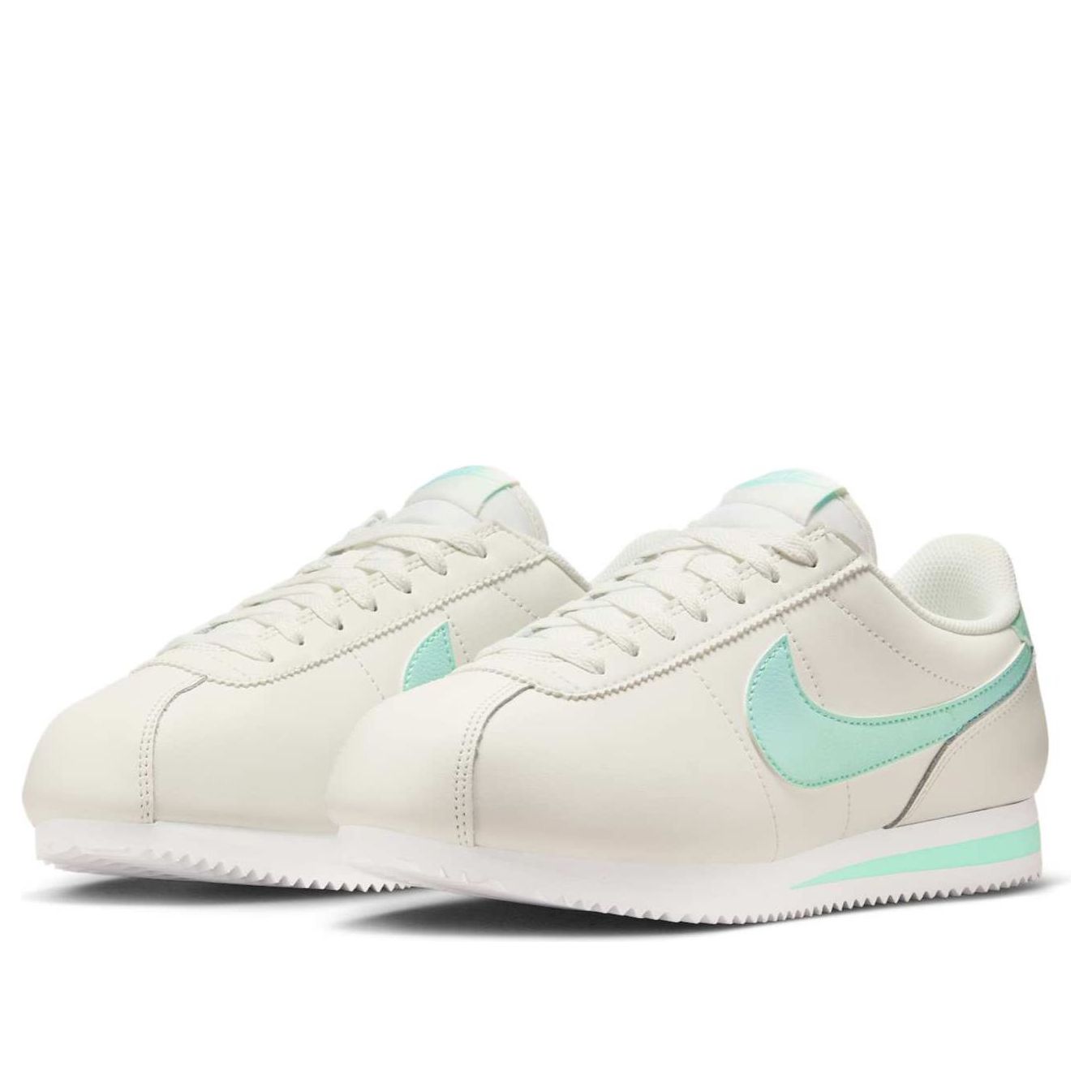 Кроссовки (WMNS) Nike Cortez Leather 'Sail Mint Foam' — фото 4