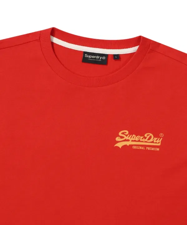 Футболка с логотипом змеи Superdry, красный — фото 3