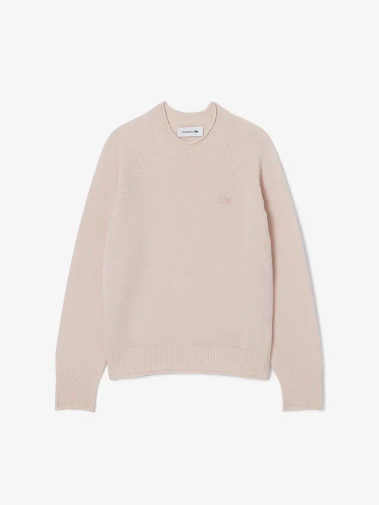 Свитер LACOSTE AF4160, шерстяной, женский, круглый вырез — фото 4