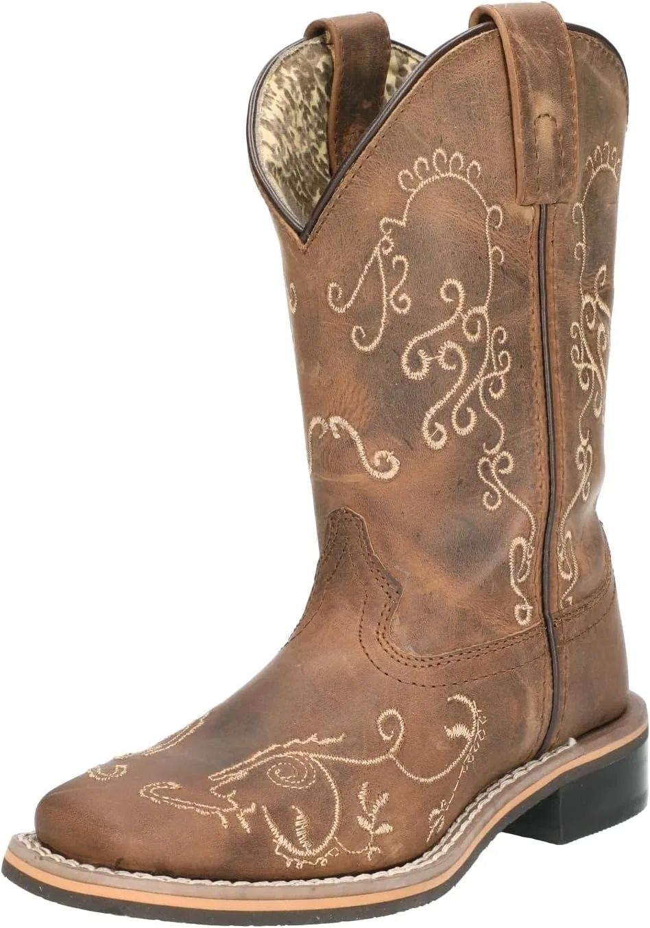 Детские сапоги для девочек Marilyn Smoky Mountain Boots, Brown Waxed Distress