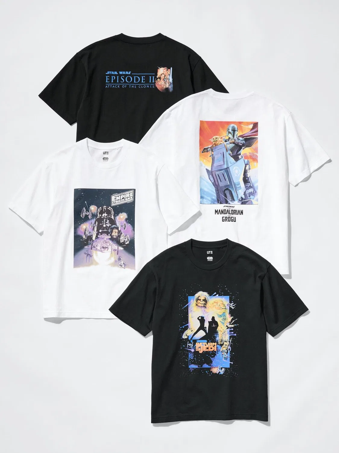 Футболка Uniqlo Star Wars UT, с принтом Star Wars, белый — фото 4