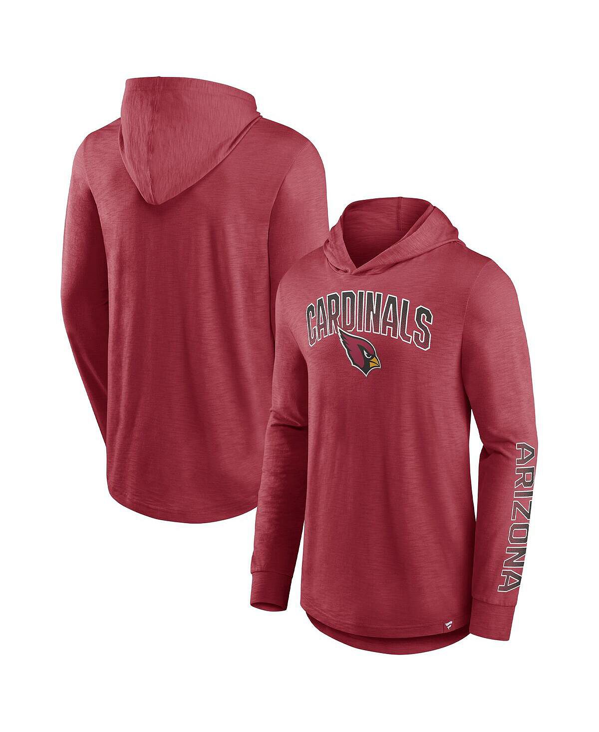 Мужская брендовая толстовка с капюшоном cardinal arizona cardinals front runner pullover Fanatics - фото