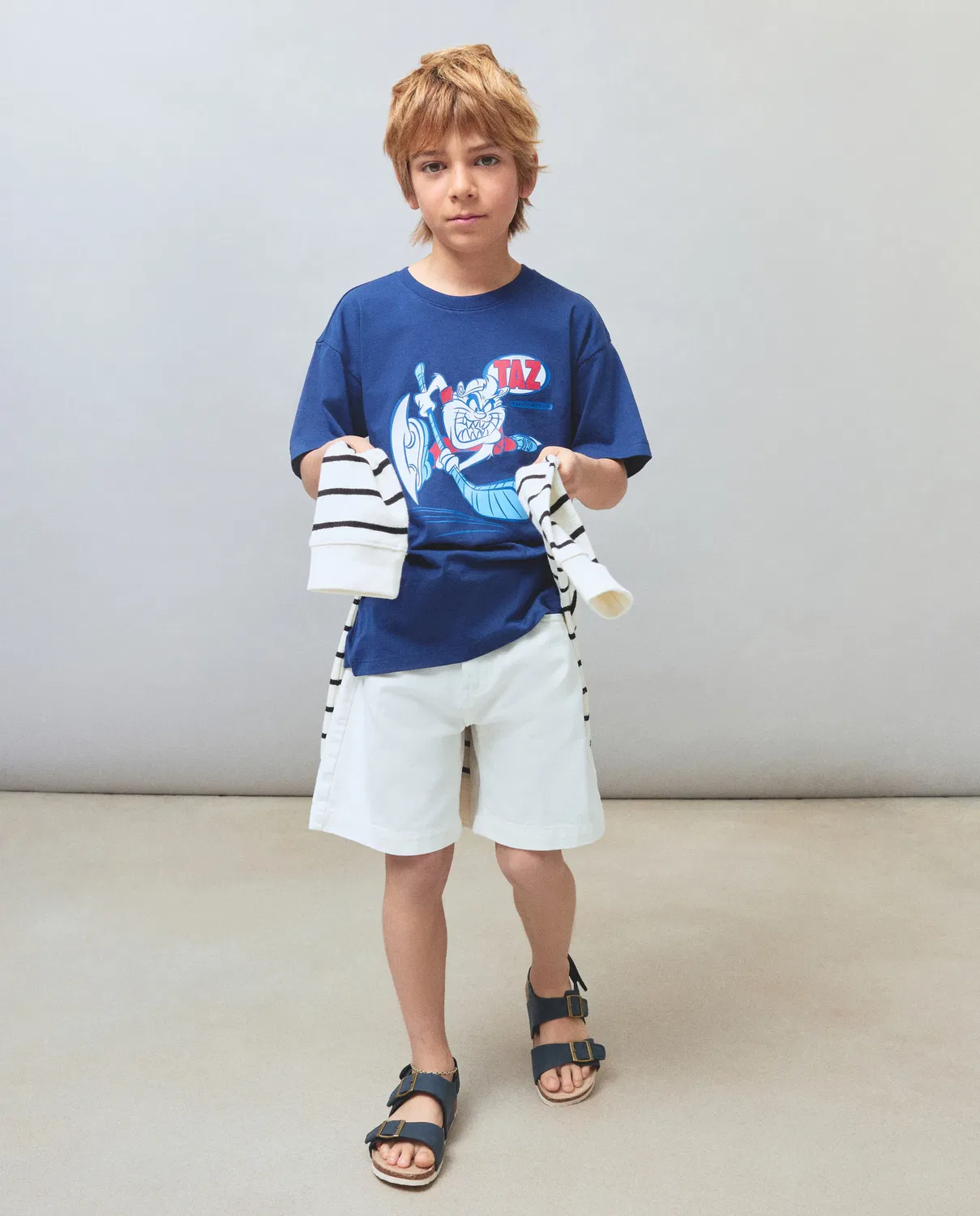 Детская футболка для мальчиков хлопковая Kids El Corte Inglés, Azul Marino