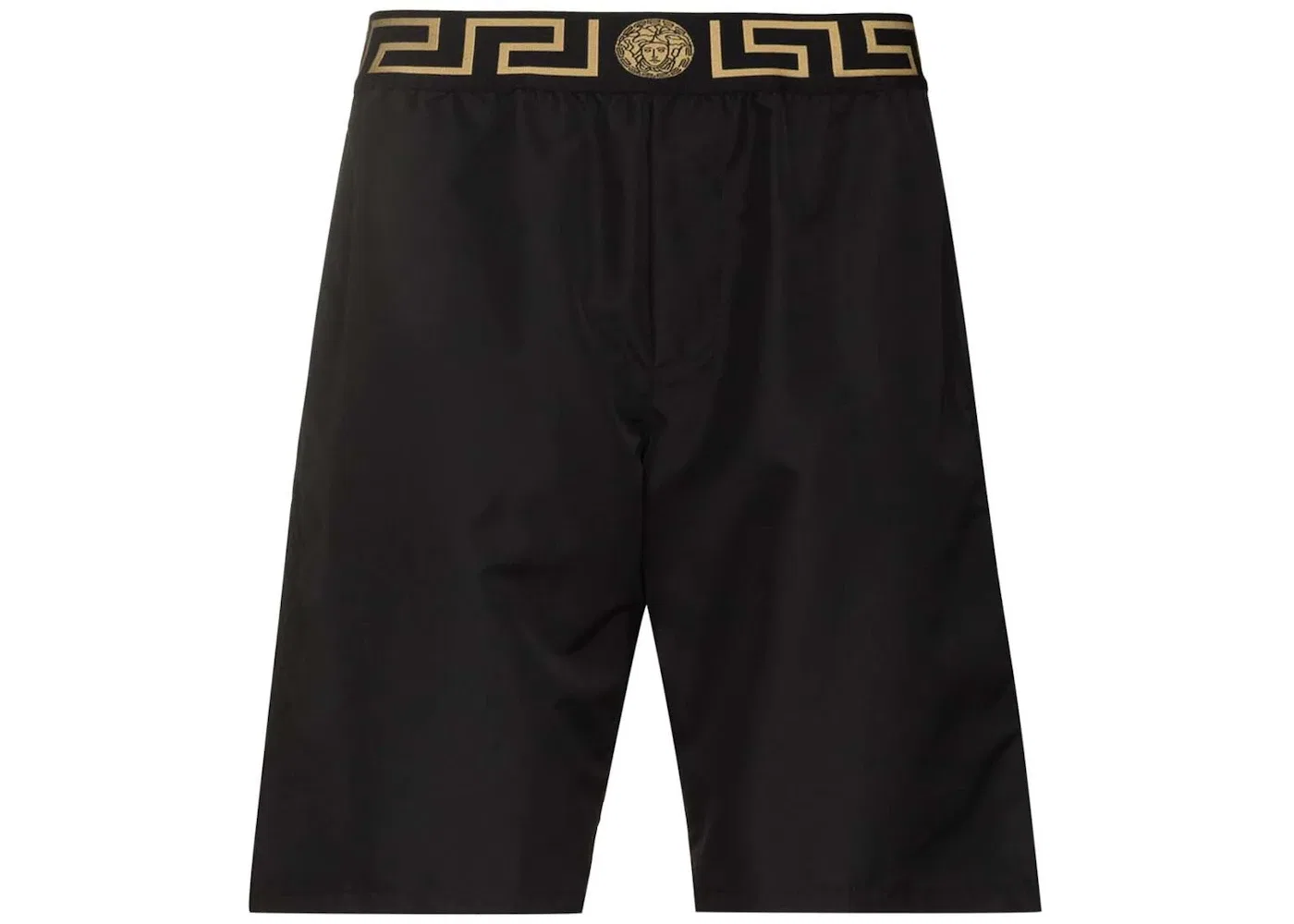 Мужские шорты с принтом Greca Key Versace, Black
