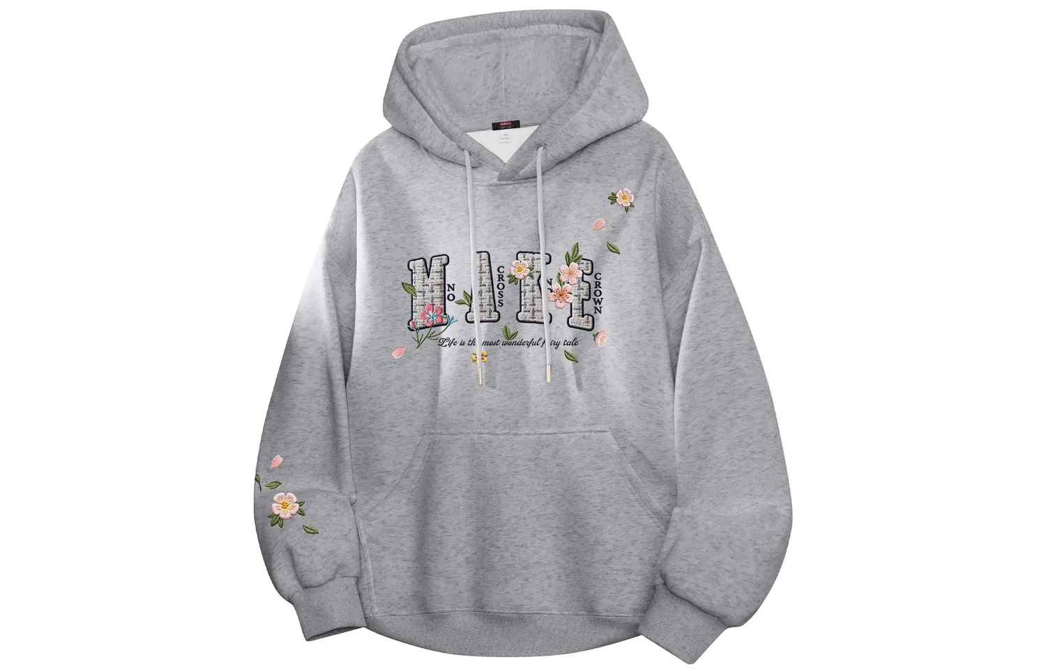 Детский худи с капюшоном утепленный BALENO, Light Heather Gray
