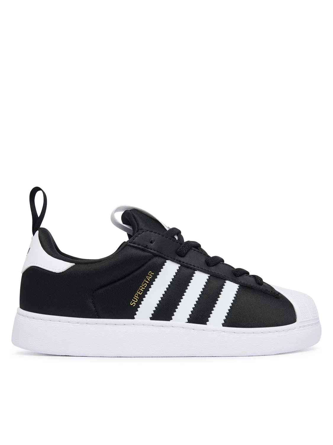 Кроссовки для мальчика Superstar Quickon Adidas, черный