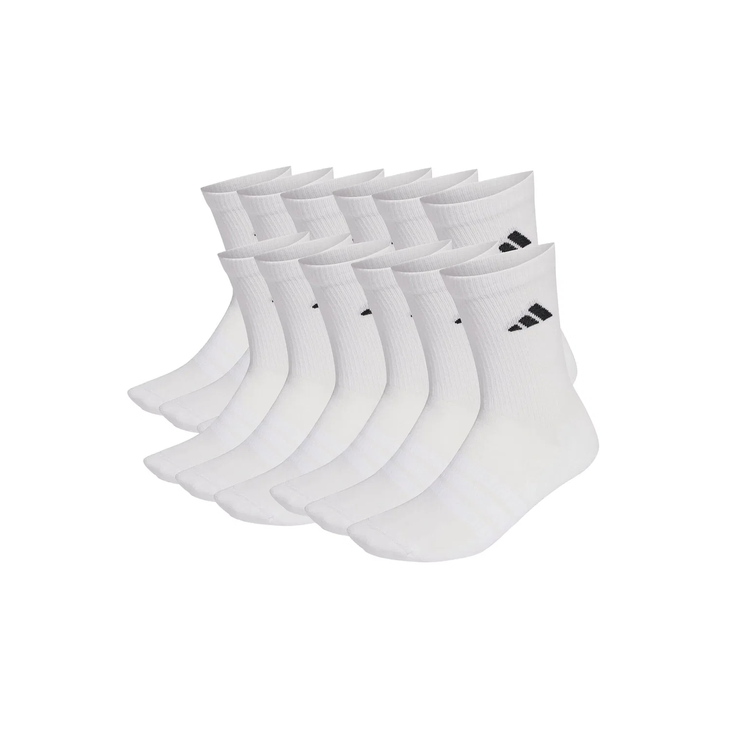 Мужские короткие носки cushioned crew 12er Pack Adidas Originals, White