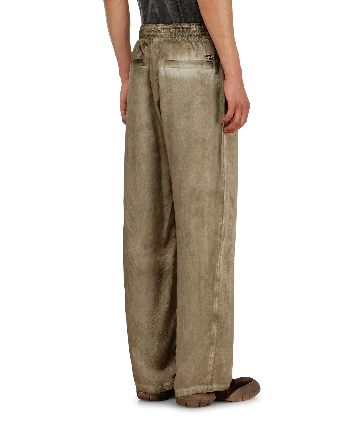 Мужские брюки из ацетатного сатина P-THECK-AGCT DIESEL, Beige — фото 2