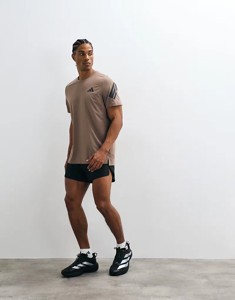 Футболка Adidas Running adi365 хаки — фото 2