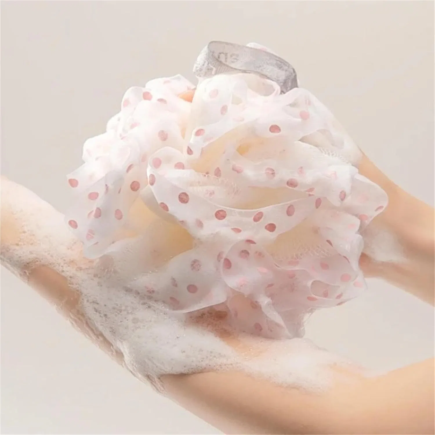 Мочалка для тела Mesh Bath Sponge, 50г, Purple Generisch — фото 4