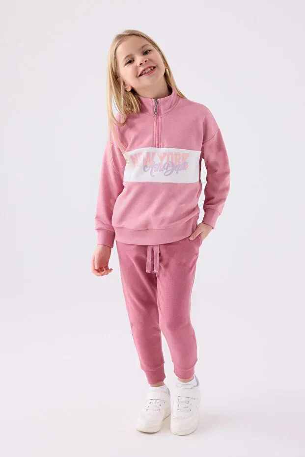Детский спортивный костюм для девочек с принтом Rolypoly U.S. Polo Assn., Pink