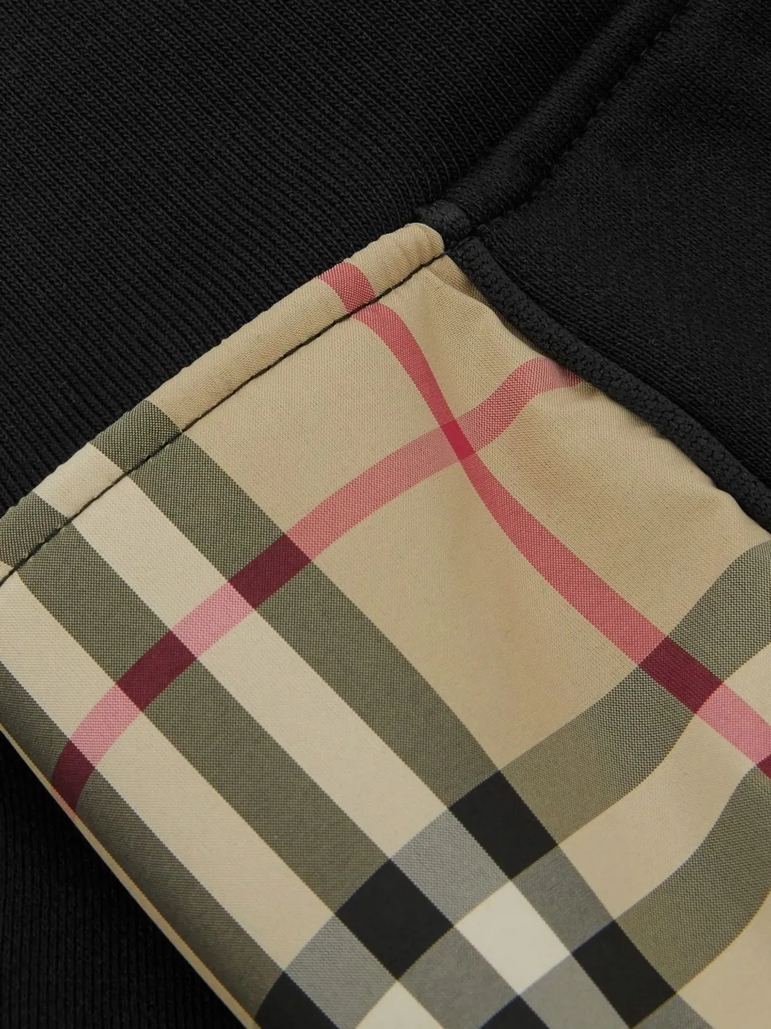 Шорты в винтажном клетчатом рисунке Burberry, черный — фото 4