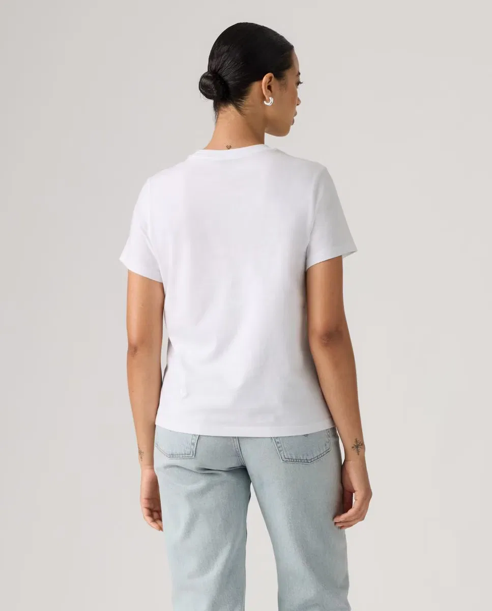 Женская футболка с коротким рукавом, Levi's, белый — фото 2