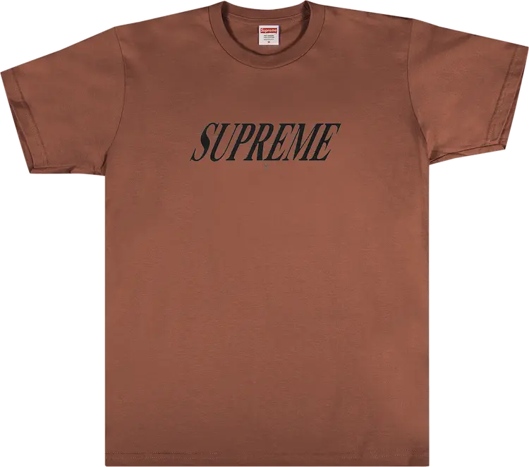 

Футболка Supreme Slap Shot Tee 'Brown', коричневый