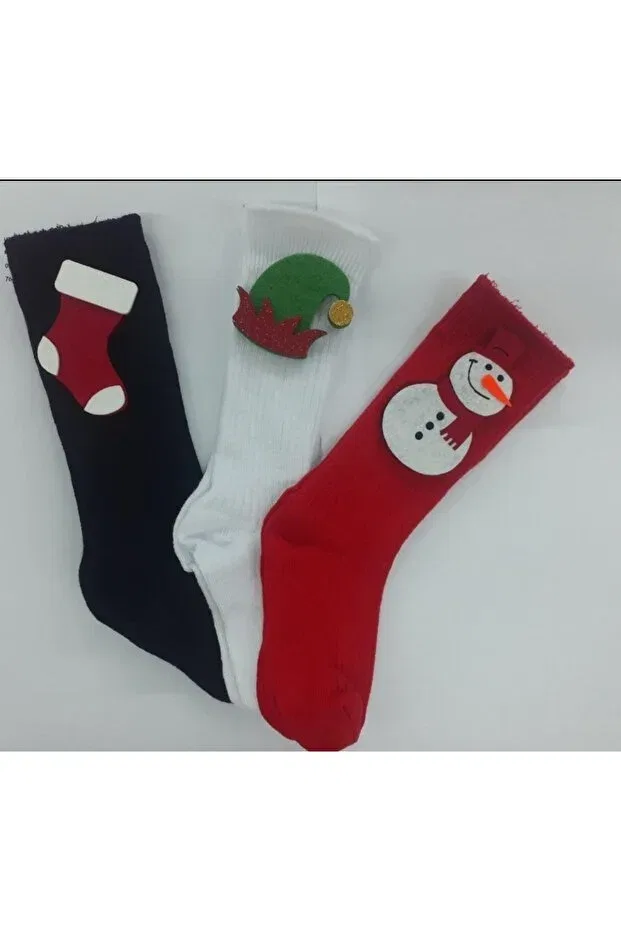 Детские носки для девочек с рисунком Özkardeşler Baby, Black White Red