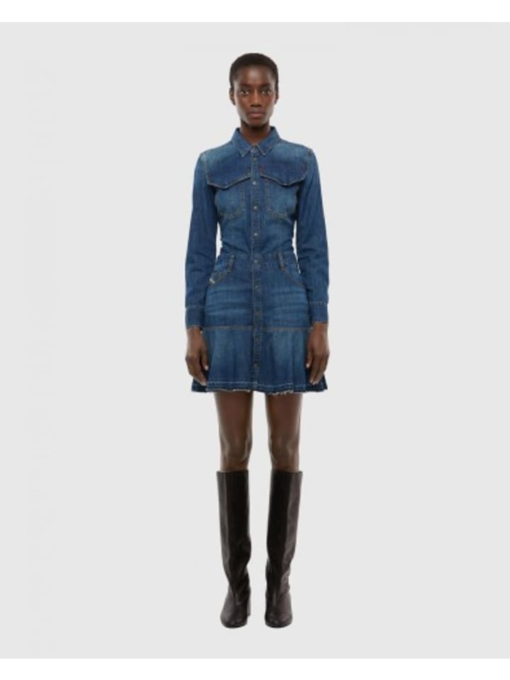 

Платье до колена Diesel Kleid, синий