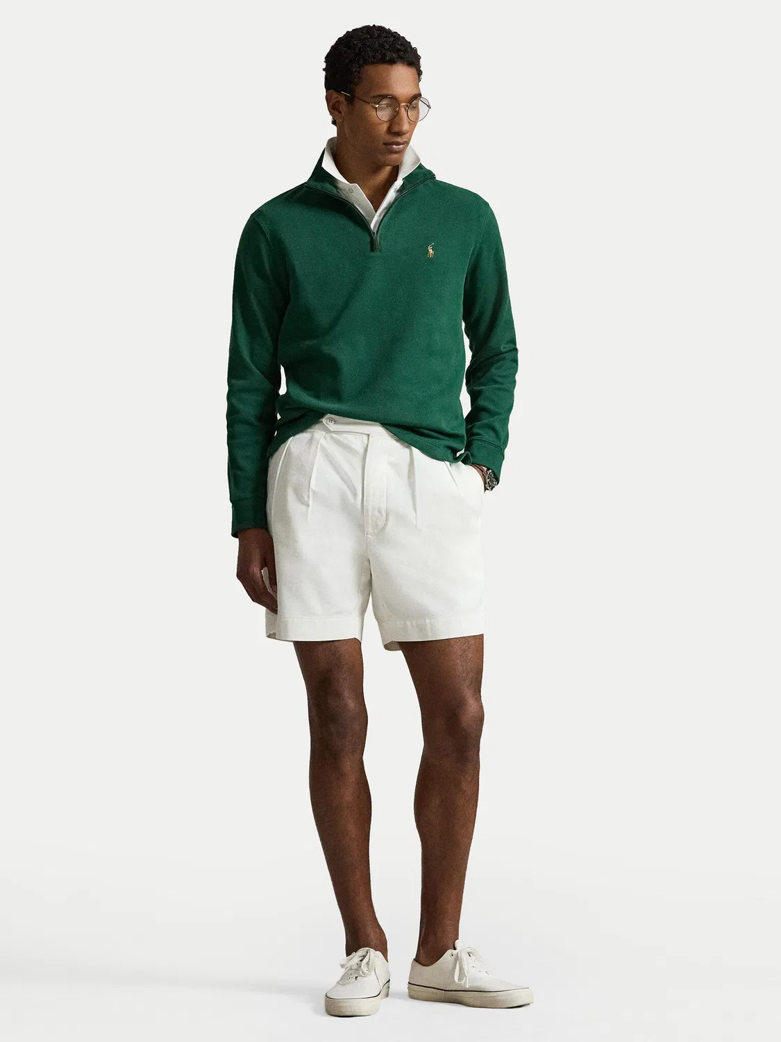 Мужская толстовка стандартного кроя Estate Polo Ralph Lauren, зеленый — фото 2