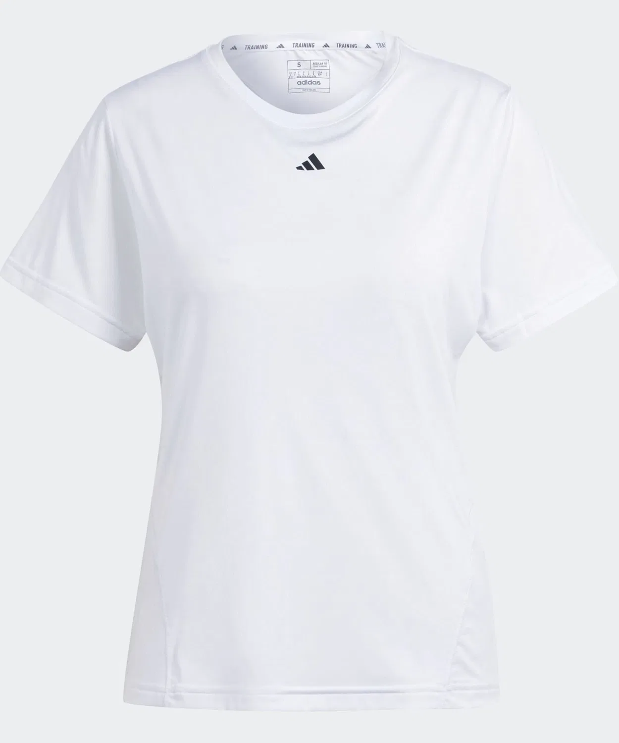 Женская футболка с коротким рукавом из полиэстера Adidas Designed for Training, Белый
