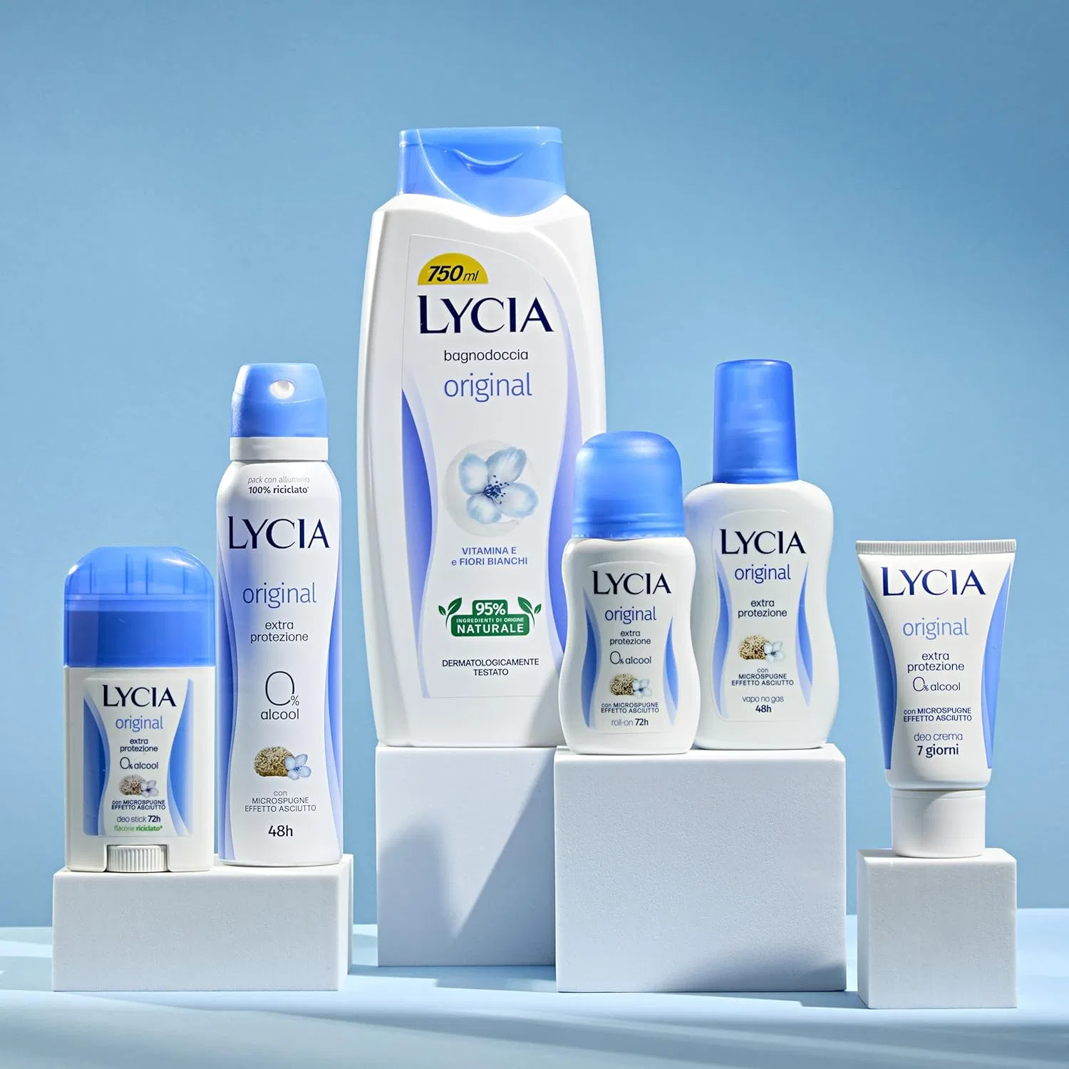 Дезодорант-стик с микрогубками Lycia Original, 40 мл — фото 3