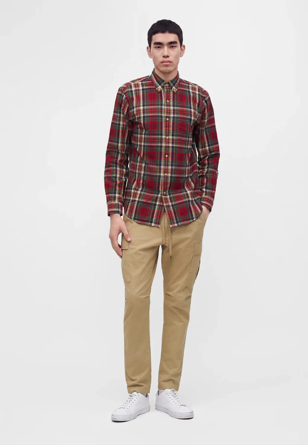 Рубашка - рубашка Polo Ralph Lauren, Red Green Multi — фото 2