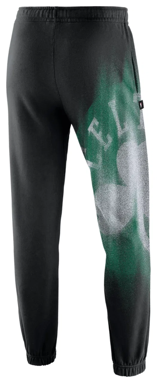 Мужские штаны утепленные Nike Boston Celtics Basketball Icon, белый/черный — фото 2