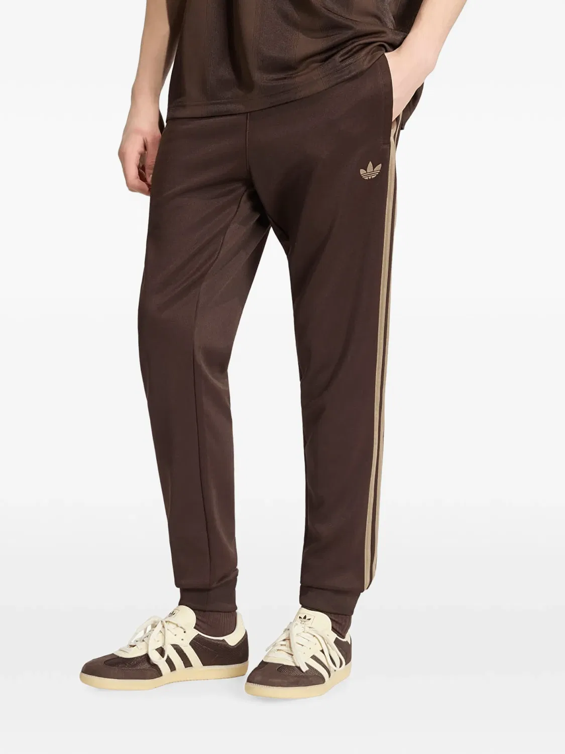 Спортивные штаны SST Adidas, коричневый — фото 2