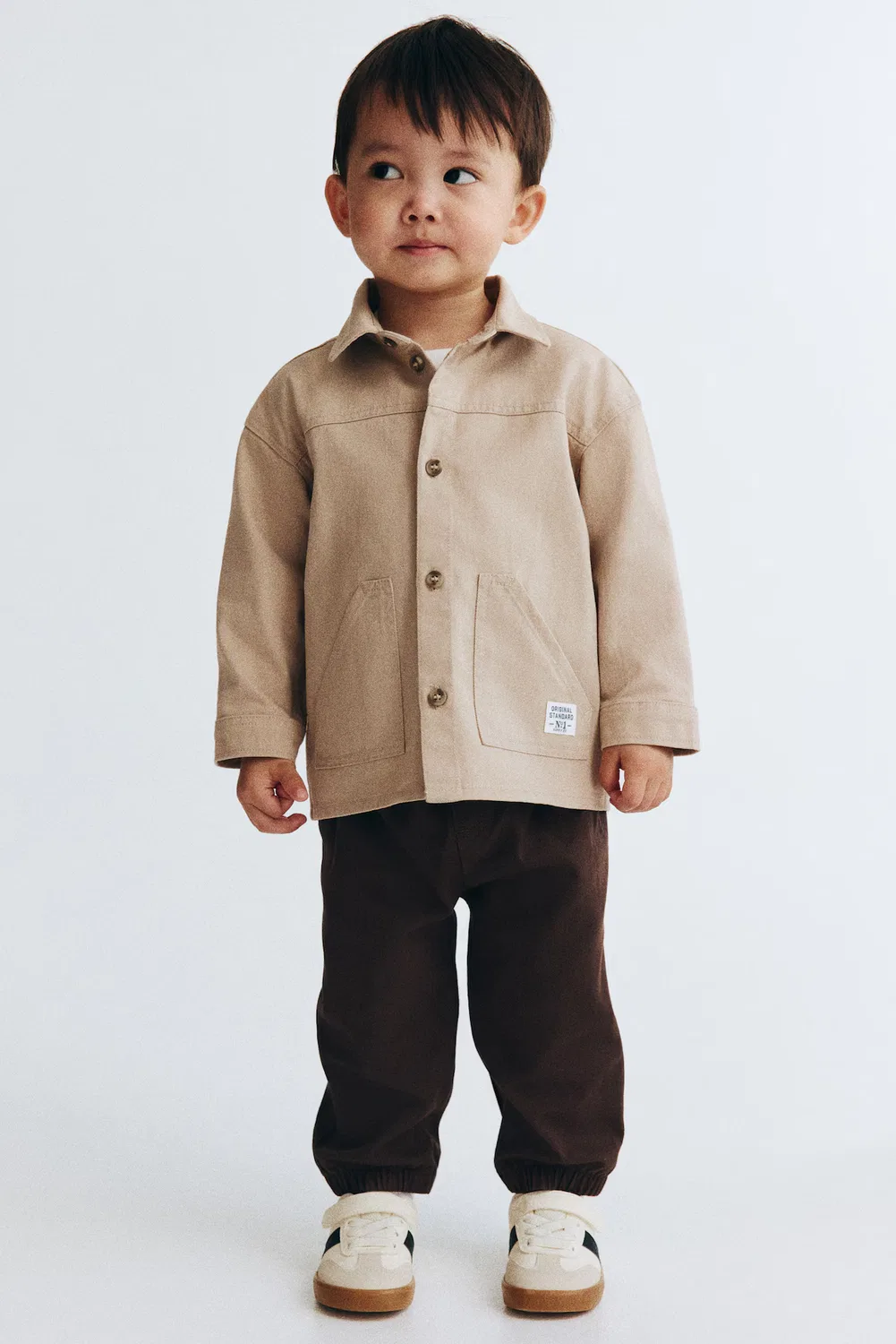 Хлопковый комплект из 3 предметов H&M, Hellbeige/Braun