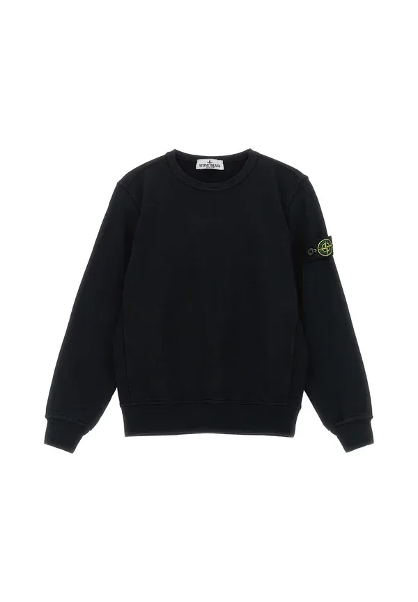 Толстовка из полиэстера Sweatshirt Stone Island, черный