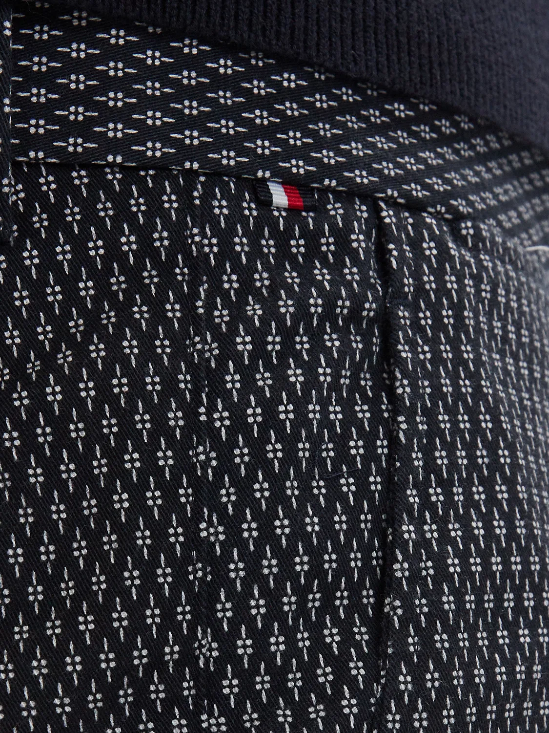 Мужские шорты из ткани приталенного кроя Dover Print Tommy Hilfiger, темно-синий — фото 4