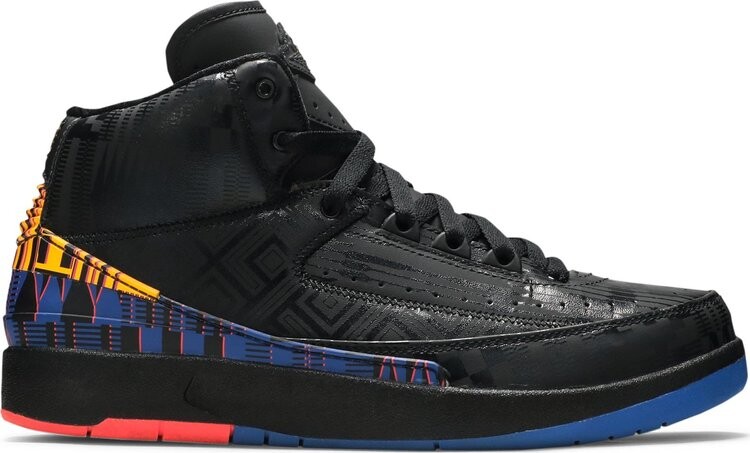 

Кроссовки Air Jordan 2 Retro GS Black History Month 2019, черный