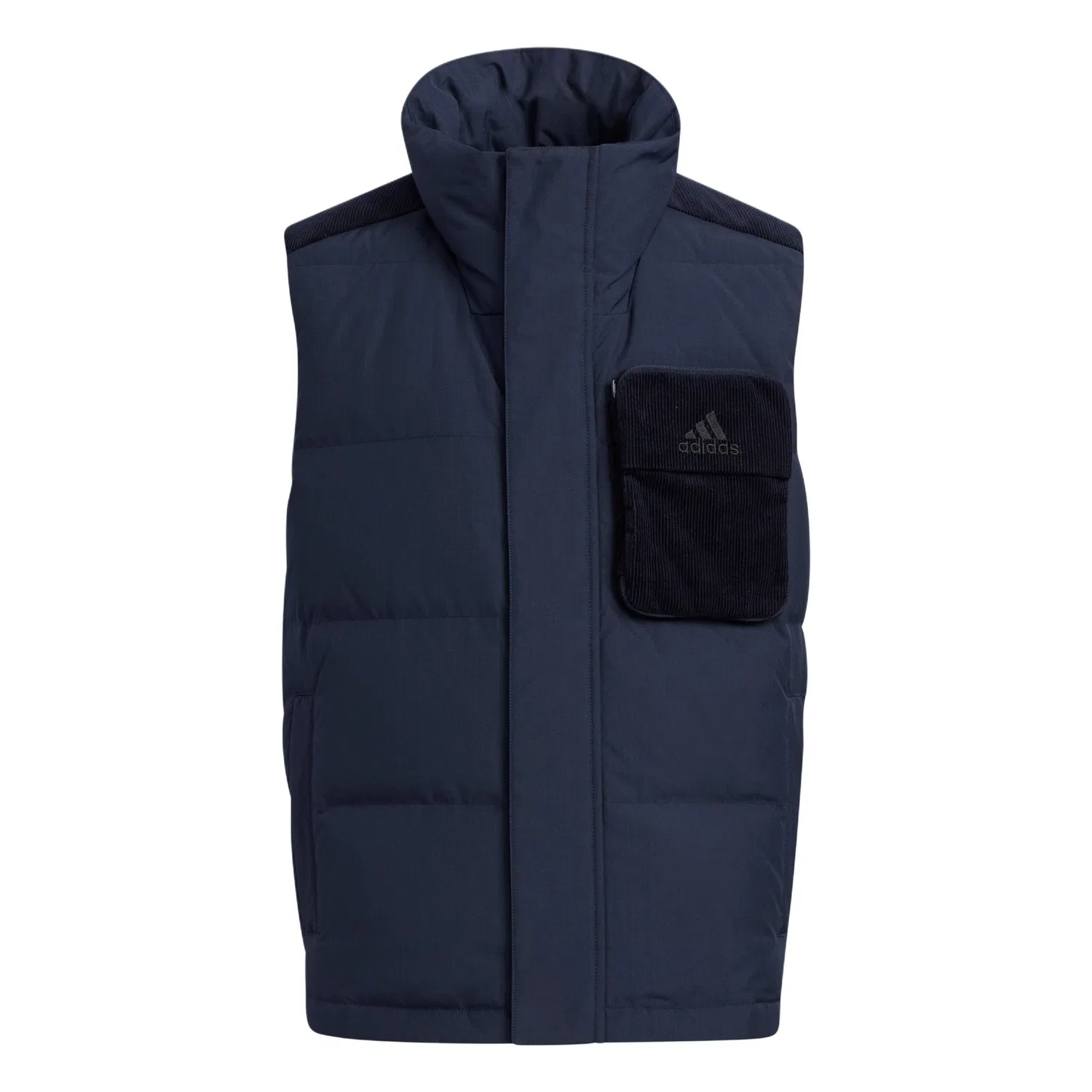 Детский жилет утепленный с воротником-стойкой Adidas, Blue