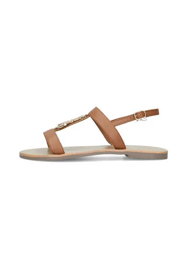 Сандалии Leather and imitation leather Pj402 Patrizia Pepe, Beige, бежевый