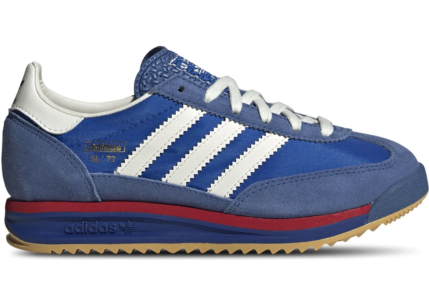 Детские кроссовки Lifestyle Adidas SL 72 RS, Blue/Core White/Better Scarlet